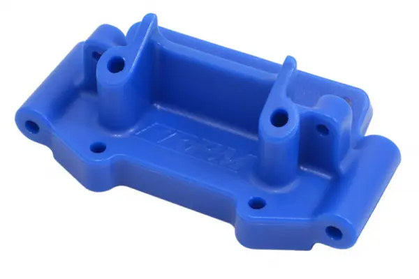 RPM Front Bulkhead For Traxxas 2WD Cars (Replaces TRX2530A) - Blue &mdash; image 2 of 2