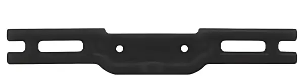 RPM Rear Bumper For Traxxas 1:16 Mini E-Revo - Black — image 1 of 4