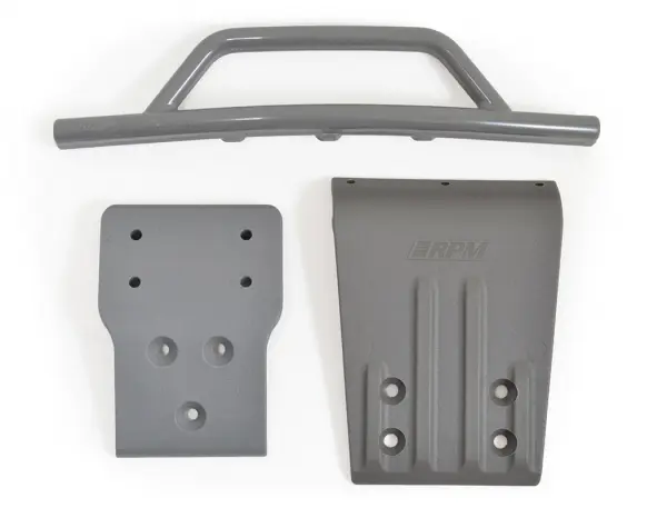 RPM Front Bumper For Traxxas Slash 4X4 - Grey &mdash; image 2 of 4