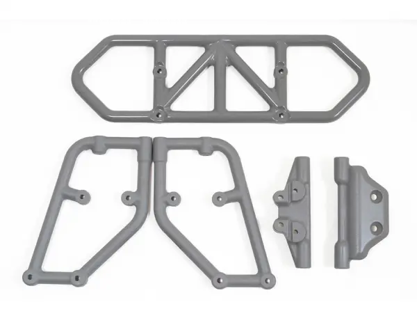 RPM Rear Bumper For Traxxas Slash 4X4 - Grey &mdash; image 2 of 5