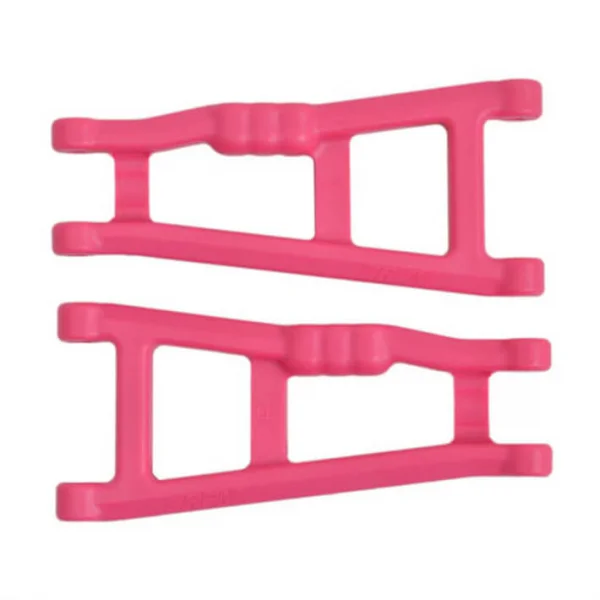 RPM Rear Wishbone Arms - Fit Traxxas 2WD Rustler and Stampede (Upgrades - TRX3655) - Pink