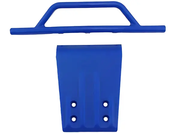 RPM Front Skid Plate And Bumper For Traxxas Slash - Blue — image 1 of 5