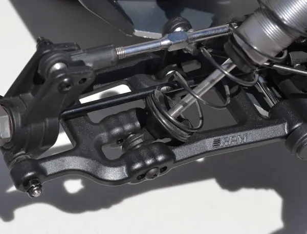 RPM Rear A-Arms Losi Tenacity U4 Lasernut Black — image 3 of 4