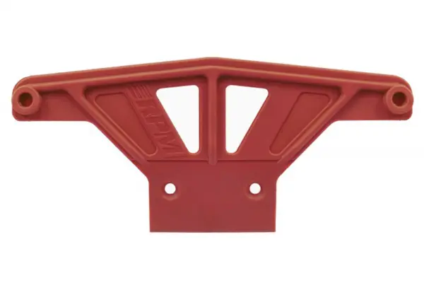 RPM Wide Front Bumper - Traxxas Rustler, Stampede, Sport And Bandit - Red — image 2 of 2