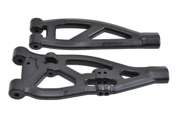 RPM Front Upper and Lower A Arms for Arrma Outcast/Talion/Kraton/DEX8T - Black — image 2 of 3