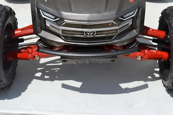 RPM Arrma Upper/Lower Right Front Arms - Red - 6S Kraton/Outcast/Fireteam — image 3 of 4