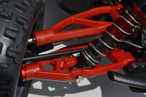 RPM Arrma Upper/Lower Right Front Arms - Red - 6S Kraton/Outcast/Fireteam — image 4 of 4