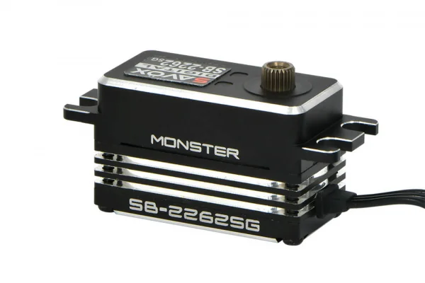Savox SB2262 Low Profile Brushless Servo - 18kg - 0.10s - Black — image 3 of 5