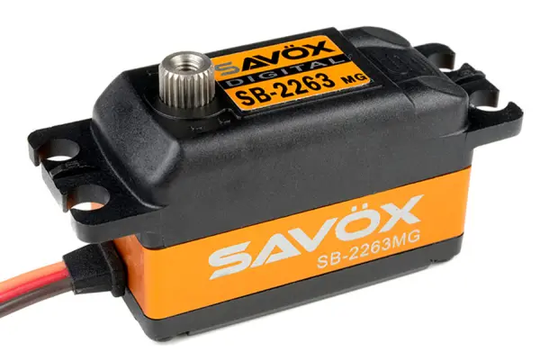 Savox SB2263MGB Low Profile Digital Servo - 10KG - 0.076s — image 2 of 3