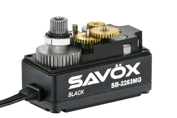 Savox SB2263MGB Low Profile Digital Servo - Black - 10KG - 0.076s — image 5 of 8