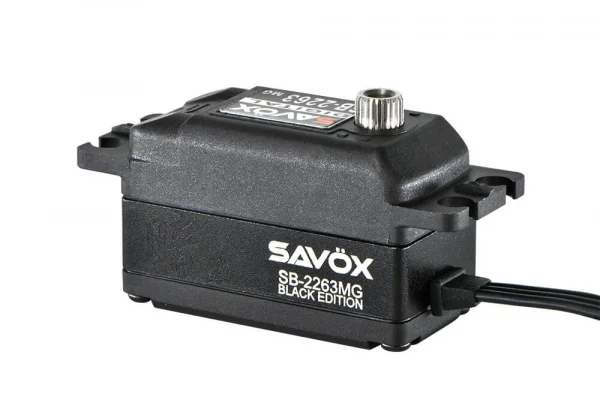 Savox SB2263MGB Low Profile Digital Servo - Black - 10KG - 0.076s — image 6 of 8