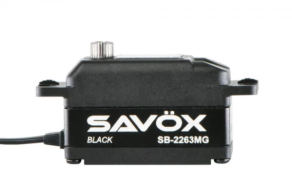 Savox SB2263MGB Low Profile Digital Servo - Black - 10KG - 0.076s — image 7 of 8