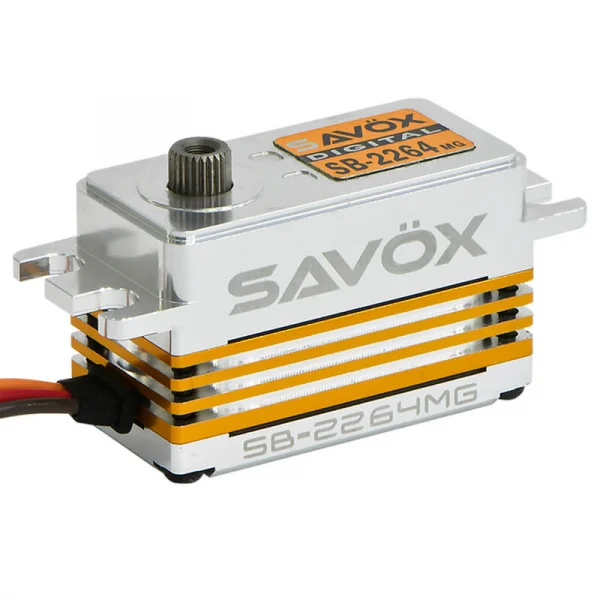 Savox Low Profile Brushless HV MG Servo - 15Kg - 0.085S