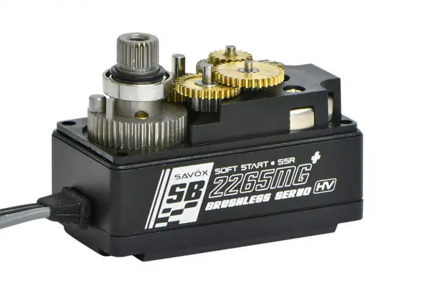 Savox SB2265MG+ Low Profile Brushless Black Servo - 12kg 0.08s — image 6 of 6
