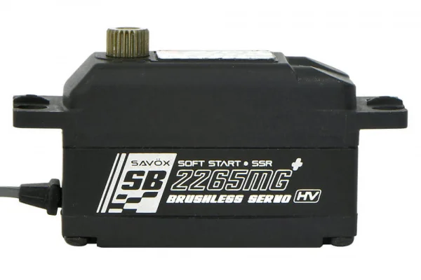 Savox SB2265MG+ Low Profile Brushless Black Servo - 12kg 0.08s — image 4 of 5