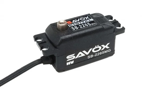 Savox Low Profile Brushless HV MG Servo - 12Kg - 0.08S - Black — image 6 of 7