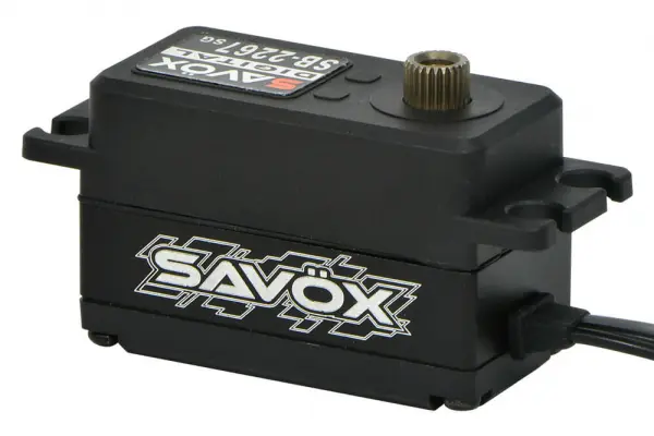 Savox SB2267SG+ Low Profile Brushless Black Servo - 25kg 0.08s &mdash; image 8 of 9