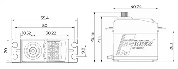 Savox SC0352+ Standard Size Digital Servo - 6.5KG - 0.14s — image 6 of 6