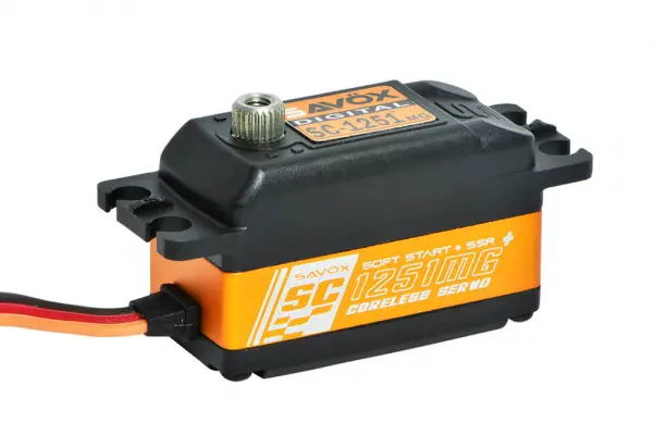 Savox SC1251MG+ Low Profile Metal Gear Servo - 9.0Kg/cm - 0.09 Sec — image 3 of 13