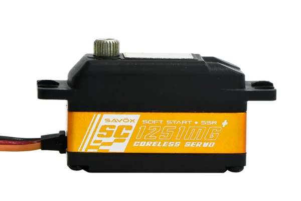 Savox SC1251MG+ Low Profile Metal Gear Servo - 9.0Kg/cm - 0.09 Sec — image 8 of 9