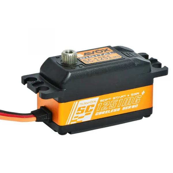Savox SC1251MG+ Low Profile Metal Gear Servo - 9.0Kg/cm - 0.09 Sec