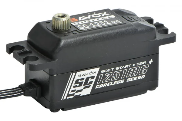 Savox SC1251MGB+ Digital Low Profile Black Edition Servo - 9.0kg 0.09s — image 3 of 7