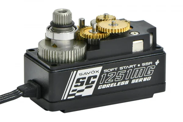 Savox SC1251MGB+ Digital Low Profile Black Edition Servo - 9.0kg 0.09s — image 4 of 7
