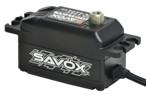 Savox SC1251MGB+ Digital Low Profile Black Edition Servo - 9.0kg 0.09s — image 5 of 7