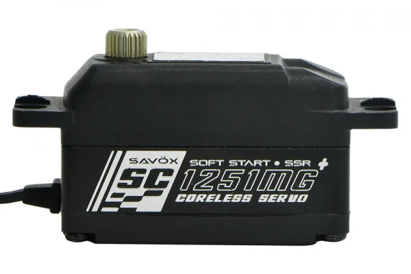 Savox SC1251MGB+ Digital Low Profile Black Edition Servo - 9.0kg 0.09s — image 6 of 7