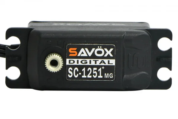 Savox SC1251MGB+ Digital Low Profile Black Edition Servo - 9.0kg 0.09s — image 7 of 7