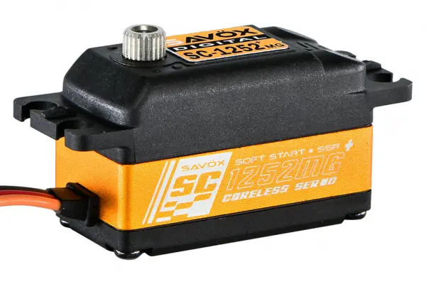 Savox SC1252MG+ Low Profile Metal Gear Servo - 7kg - 0.07s — image 3 of 10