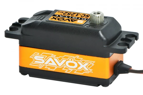 Savox SC1252MG+ Low Profile Metal Gear Servo - 7kg - 0.07s — image 4 of 6