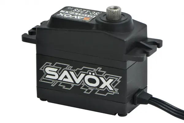 Savox SC1258TGB+ Coreless Digital Black Servo - 12kg 0.08s — image 5 of 5