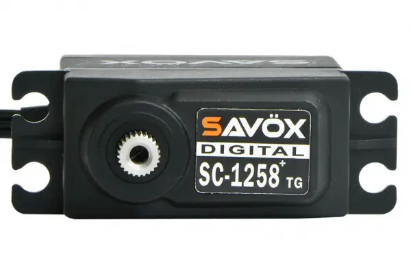 Savox SC1258TGB+ Coreless Digital Black Servo - 12kg 0.08s &mdash; image 4 of 4
