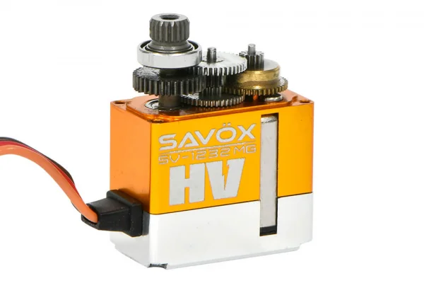 Savox SV1232MG High Voltage Micro 400 Size Alloy Case Servo -5KG - 0.05 — image 3 of 5