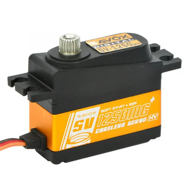 Savox SV1250MG Plus High Voltage Digital Mini Cyclic Servo - 8KG - 0.095s