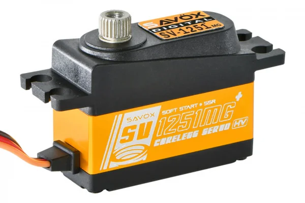 Savox SV1251MG+ HV Digital Mini Servo - 8.0kg 0.095s — image 2 of 6