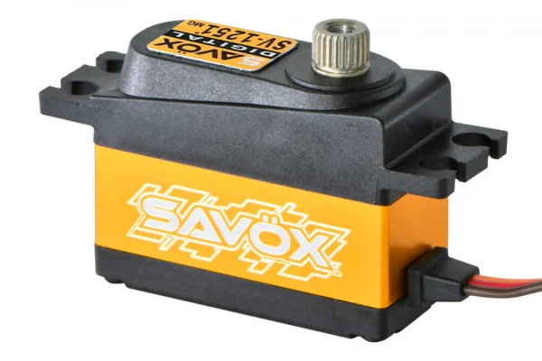 Savox SV1251MG+ HV Digital Mini Servo - 8.0kg 0.095s — image 4 of 6