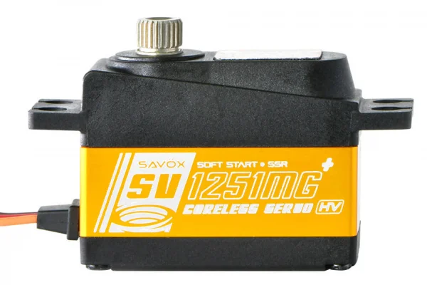 Savox SV1251MG+ HV Digital Mini Servo - 8.0kg 0.095s — image 5 of 6