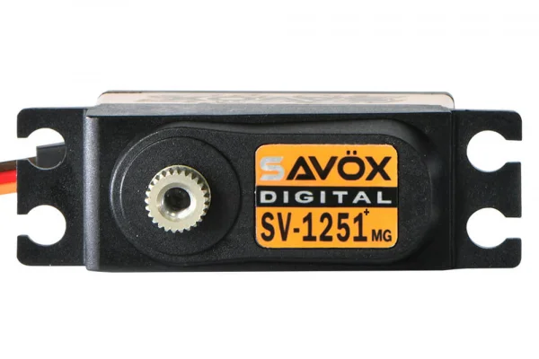 Savox SV1251MG+ HV Digital Mini Servo - 8.0kg 0.095s — image 6 of 6