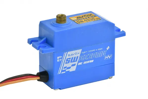 Savox SW0230MG+ Waterproof HV Digital Servo - 8kg / 0.13s — image 6 of 7