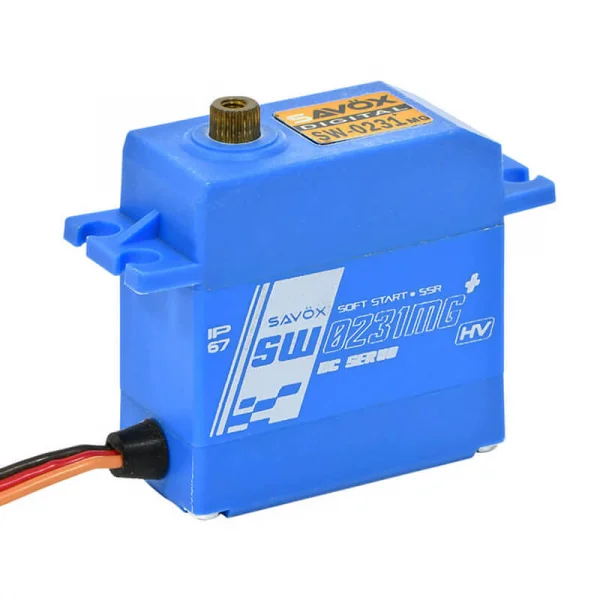 Savox SW0231MG+ Waterproof Metal Gear Digital Servo - 15kg - 0.17s