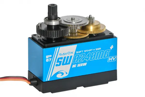 Savox SW0240MG+ Waterproof Jumbo HV Servo - 35kg 0.15s — image 7 of 8
