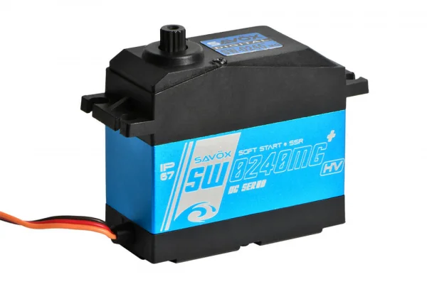 Savox SW0240MG+ Waterproof Jumbo HV Servo - 35kg 0.15s — image 3 of 6