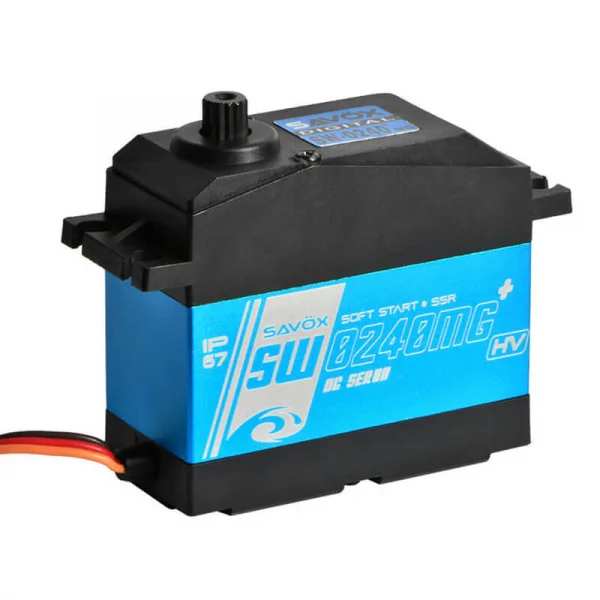 Savox SW0240MG+ Waterproof Jumbo HV Servo - 35kg 0.15s