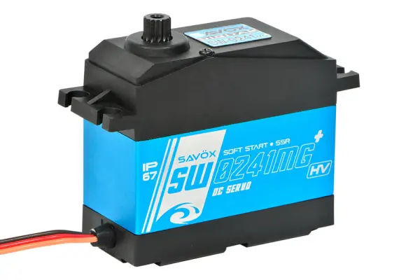 Savox SW0241MG+ Jumbo Waterproof High Voltage Servo - 40KG - 0.17s &mdash; image 8 of 8