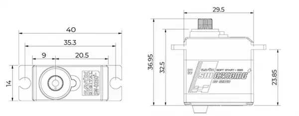 Savox SW0250MG+ Waterproof Digital Micro Servo - 5KG - 0.11s (Upgrade for TRX2080) — image 7 of 7
