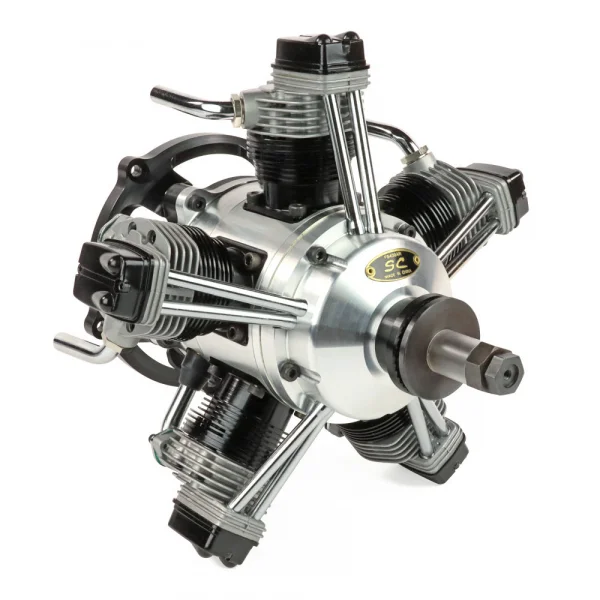 SC SC400 64cc 5 Cylinder 4-Stroke Glow Radial R/C Aero Engine