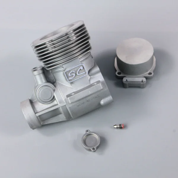 SC Crankcase and back plate, cam cover (for SC180FS)