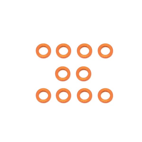 Alloy Shims 3 x 5 x 1 Orange - (10)